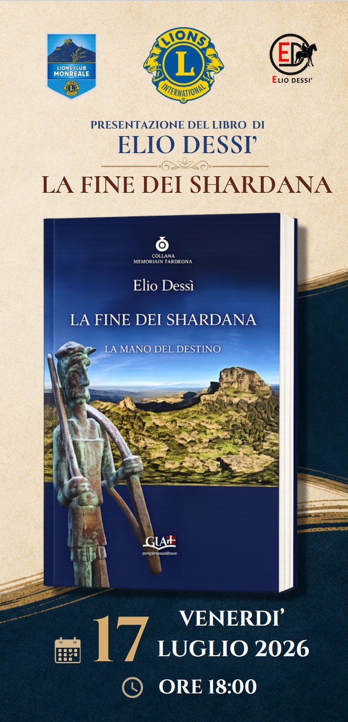 immagine copertina del libro la Fine dei Shardana di Elio Dessì